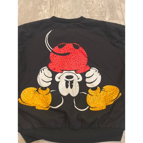 Mickey Mouse Jackets & Blazers - Vintage Disney Bottoms Up Mickey Mouse Embellised Sequin Bonner Jacket‎ M